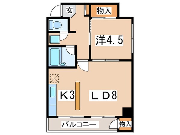 リベルティ－大通の物件間取画像